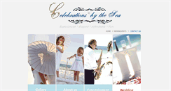 Desktop Screenshot of celebrationsbythesea.com
